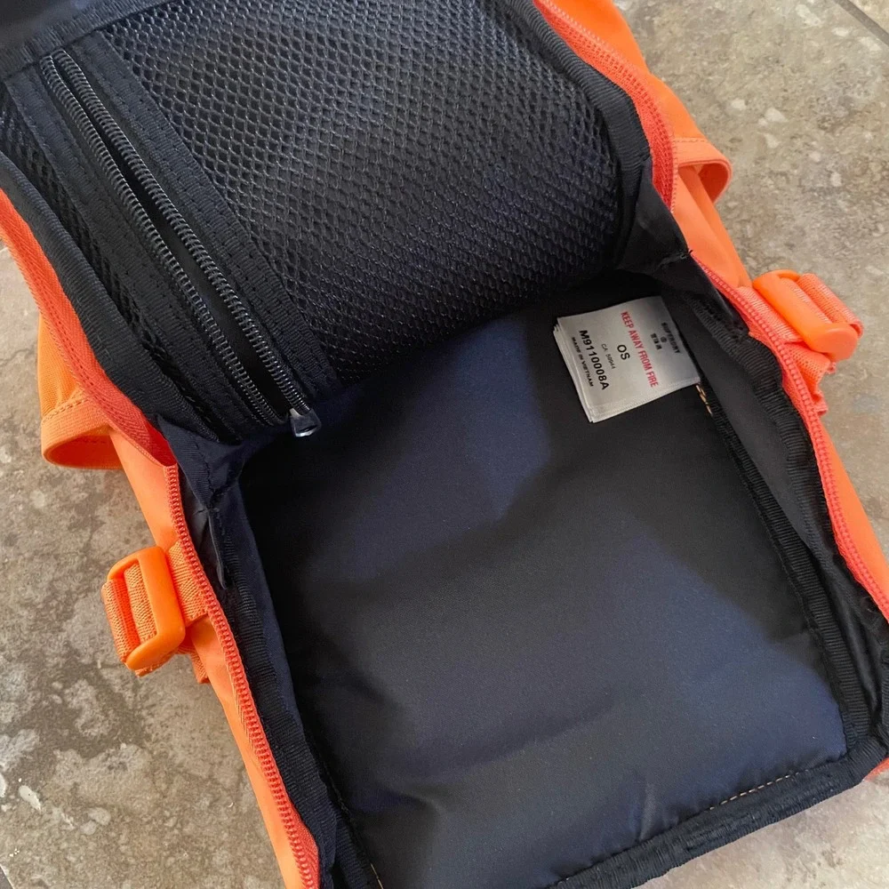 Superdry Orange Utility Sling Backpack M91100BA Neon Crossbody Bag